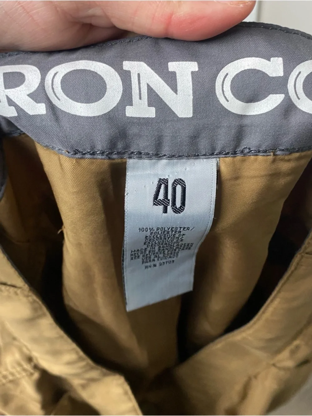 Iron Co‎ Tan Cargo Shorts Men’s 40 - 10” Inseam